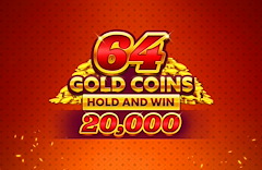 64 Gold Coins Hold and Win 20000