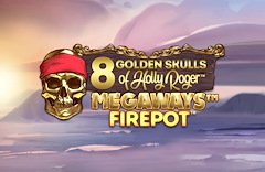 8 Golden Skulls Of Holly Roger Megaways