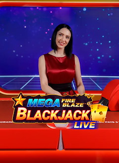 Mega Fire Blaze Blackjack Live