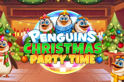 Penguins Christmas Party Time