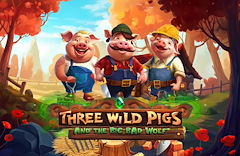 Three Wild Pigs and The Big Bad Wolf
