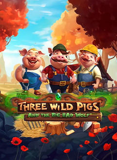 Three Wild Pigs and The Big Bad Wolf
